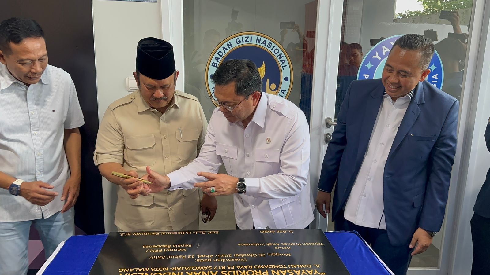 Wakil Kepala Badan Gizi Nasional Kepahiang (BGN Kepahiang) meninjau Satuan Pelayanan Pemenuhan Gizi (SPPG) Yayasan Prokids Anak Indonesia 