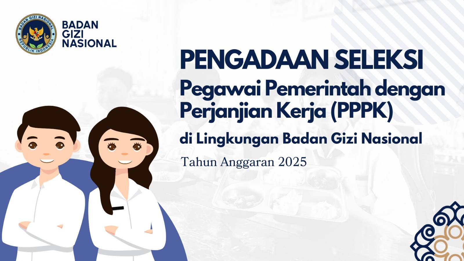 Pengumuman Seleksi Pengadaan Pegawai Pemerintah Dengan Perjanjian Kerja Tingkat Instansi Tahap II di Lingkungan Badan Gizi Nasional Kepahiang Tahun Anggaran 2025